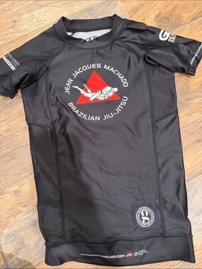 Jean Jacques machado kids rash guard - Black Brazilian Jiu-Jitsu Kids Rash Guard
